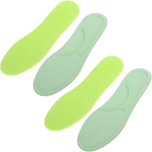2 Pair Insoles Heel Cushion Pads Men Women Shoes Inserts Memory Foam Arch Support Shock Absorption Nonslip Plantar Heel