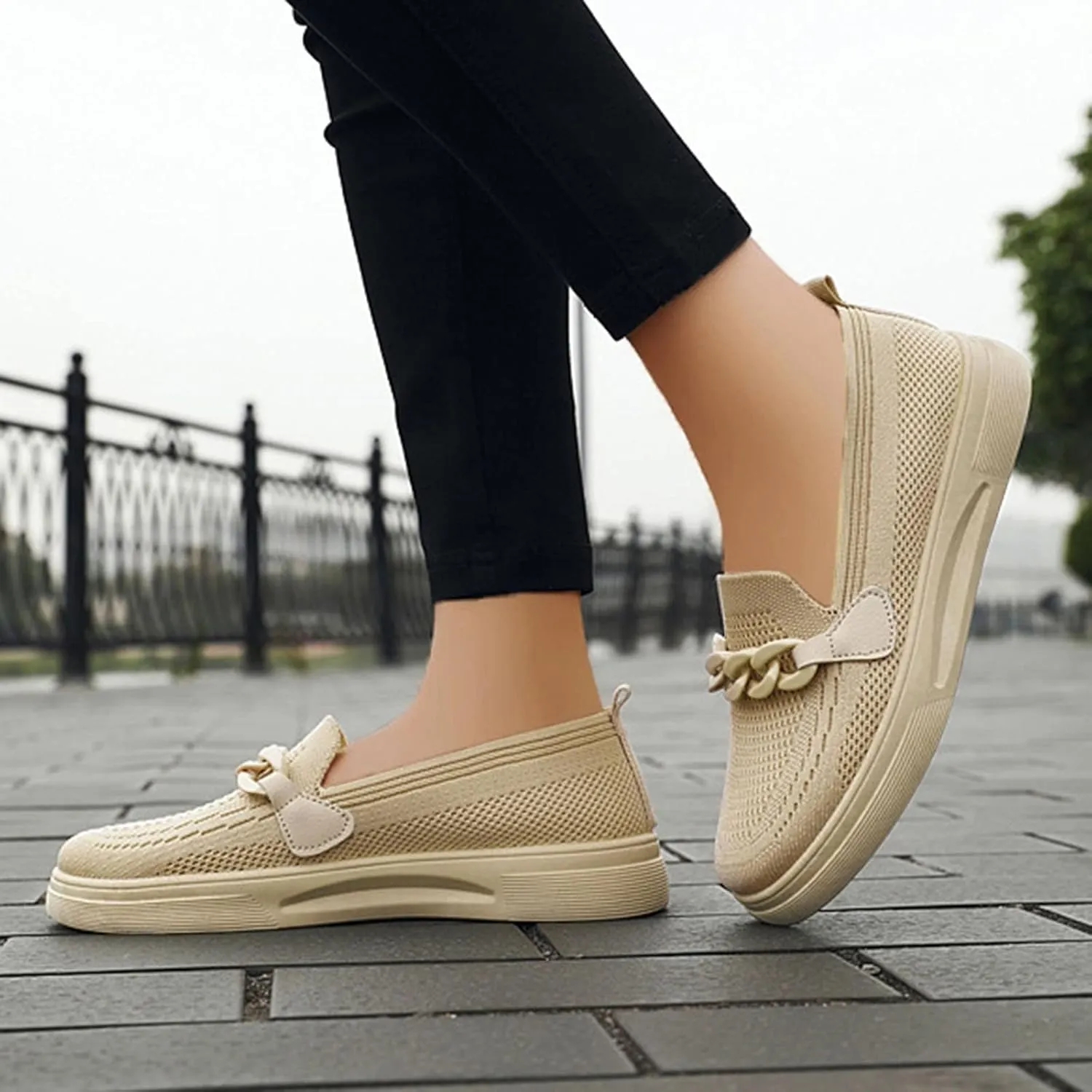 2024 New Orthopedic Women’s Breathable Slip on Arch Support Non-Slip Shoes, Orthopedic Shoes for Women