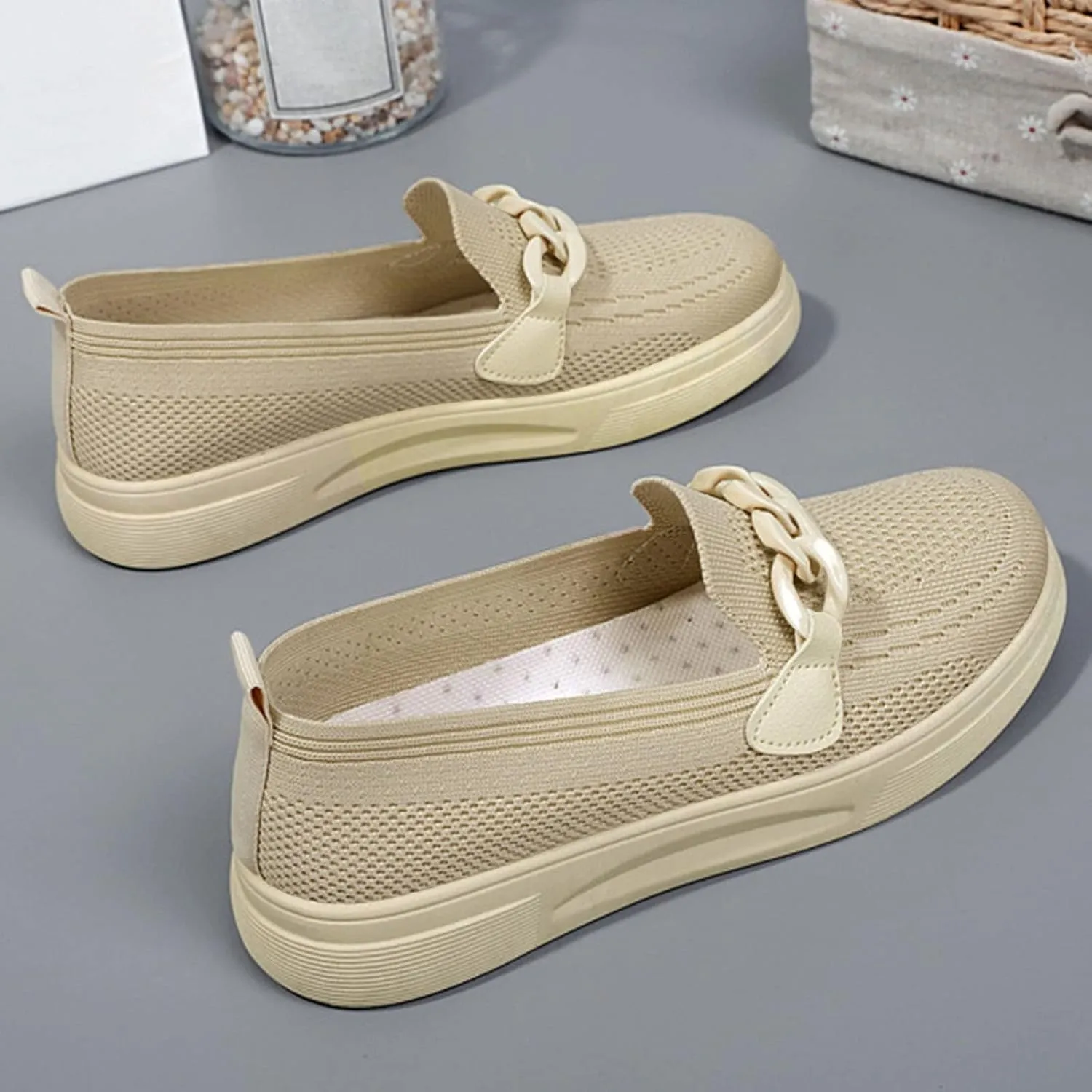 2024 New Orthopedic Women’s Breathable Slip on Arch Support Non-Slip Shoes, Orthopedic Shoes for Women