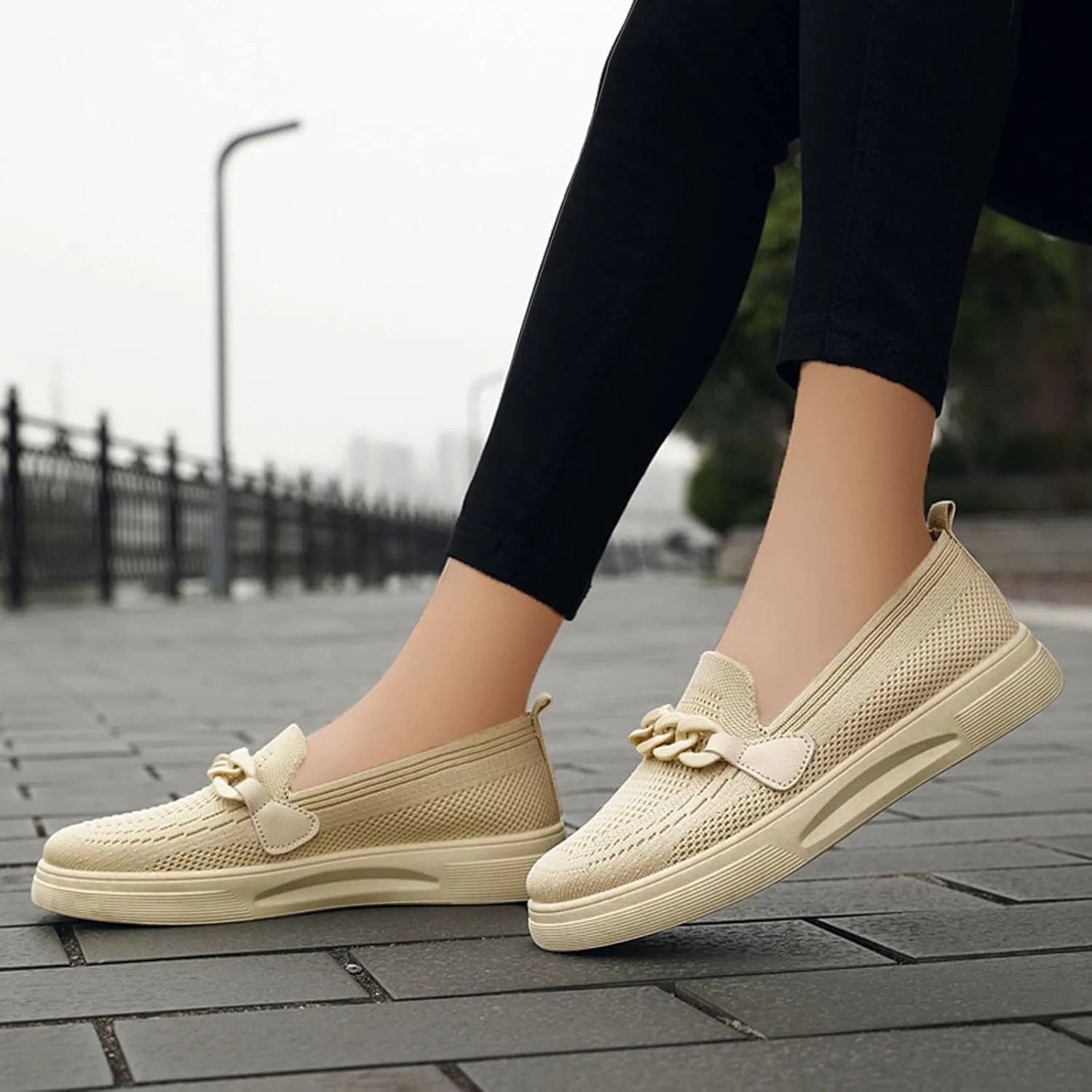 2024 New Orthopedic Women’s Breathable Slip on Arch Support Non-Slip Shoes, Orthopedic Shoes for Women