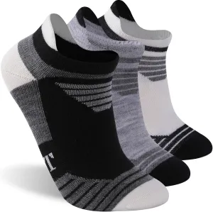 90% Merino Wool Low Cut Athletic Ultra-Light Running Ankle Socks, Tennis Golf Socks for Women & Men