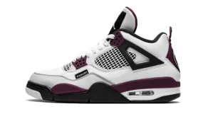 Air Jordan 4 PSG Neutral Grey Bordeaux long - distance runners' shoes