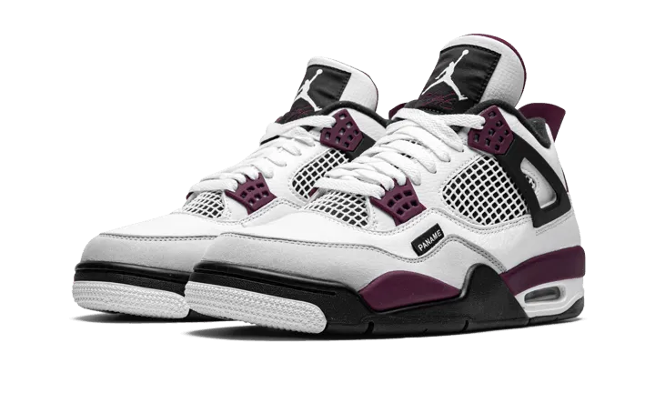 Air Jordan 4 PSG Neutral Grey Bordeaux Hilly terrain running
