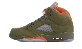 Air Jordan 5 Retro Olive Torsion Adaptive Sole Design Endurance Sole