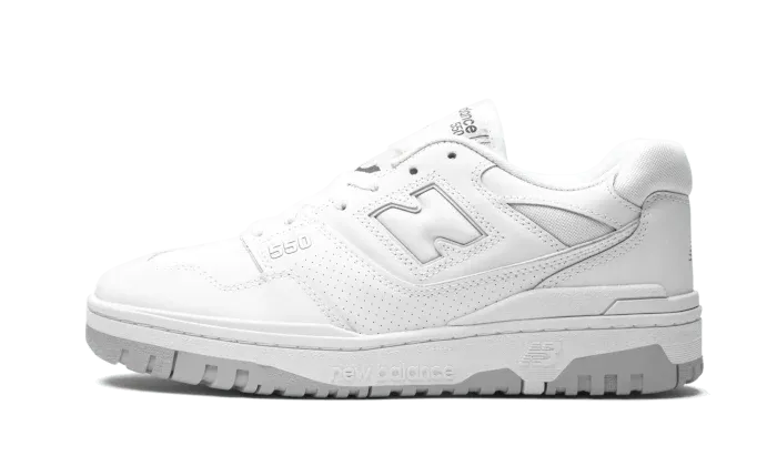 New Balance 550 White Grey Sleek Vibe