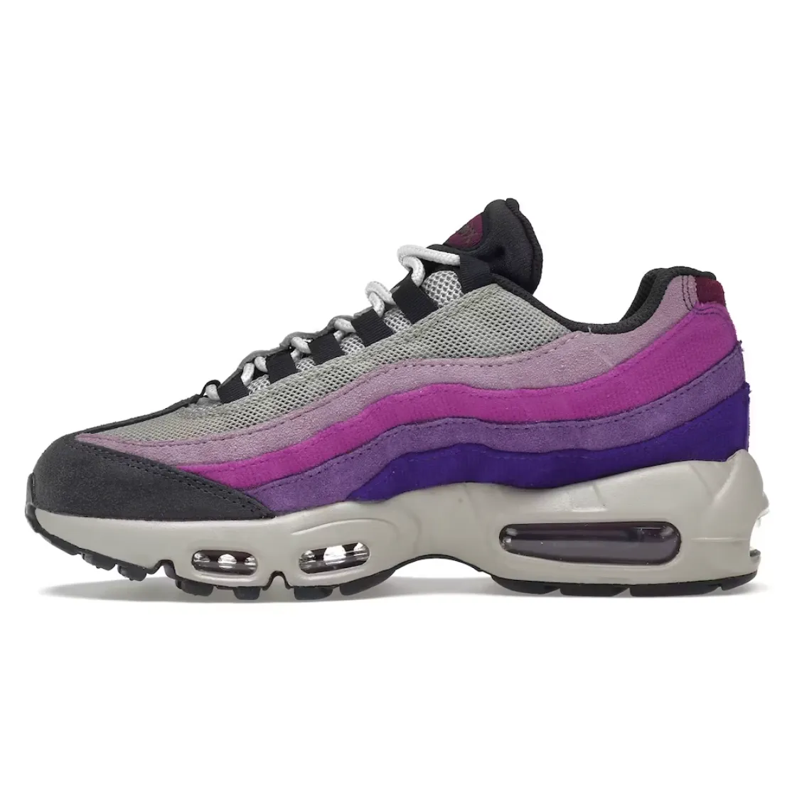 Match Ready Structure Stability Frame Support Nike Air Max 95 Viotech Anthracite (Women's)
