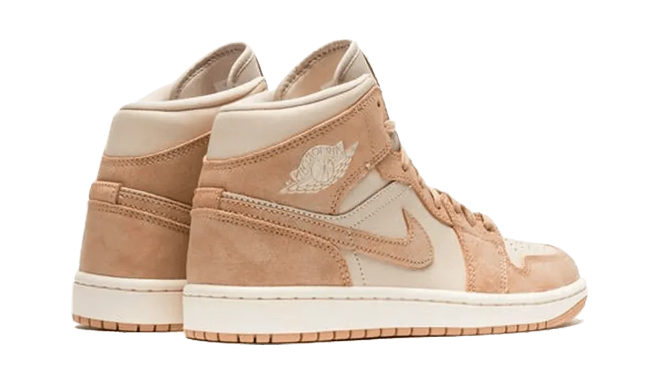 Practical Cloud Soft Air Jordan 1 Mid SE Legend Light Brown