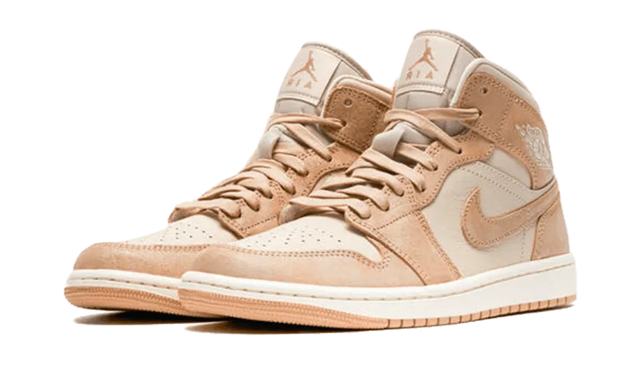 Reinforced toe Sweat Friendly Air Jordan 1 Mid SE Legend Light Brown
