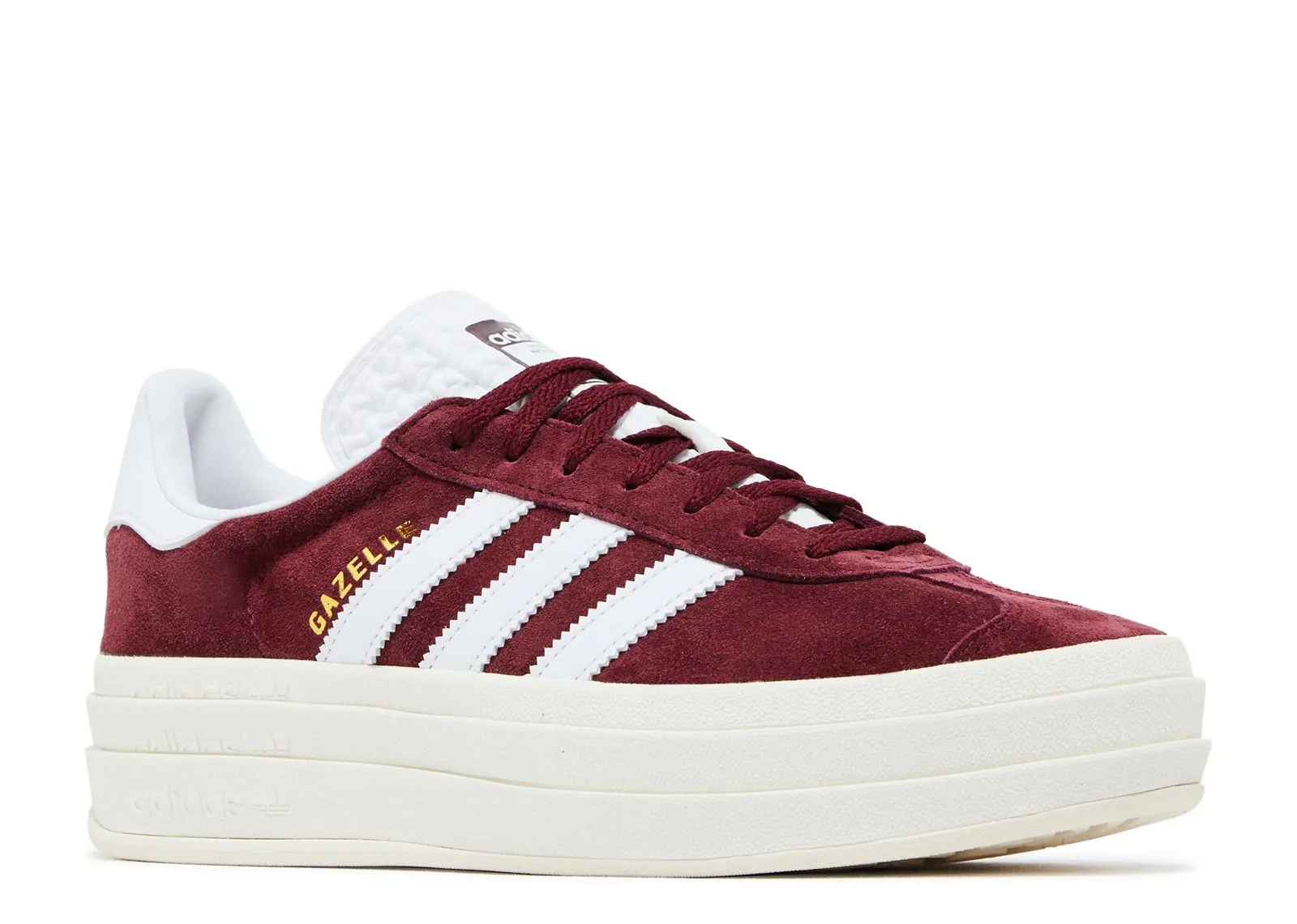 Non Compression Upper Cushioned Adidas Gazelle Bold ( Shadow Red )
