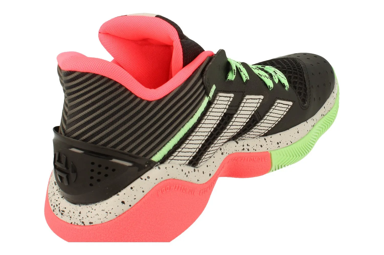 running for fun Casual Footwear Adidas Harden Stepback Mens Basketball Trainers Sneakers FW8486