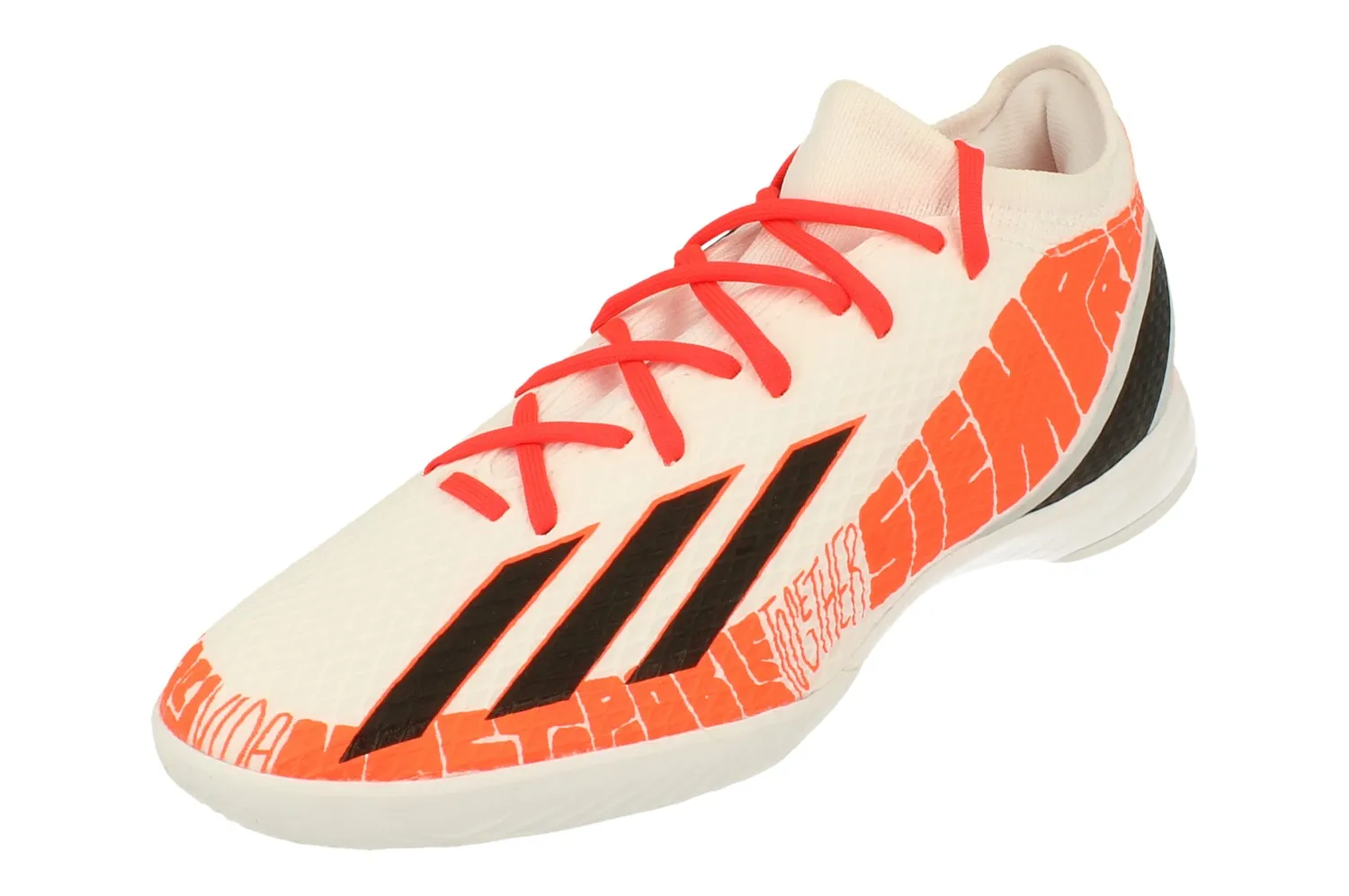 cushioned midsole running shoes Adidas Mens X Speedportal Messi.3 Indoor Mens Football Trainers Shoes GW8392