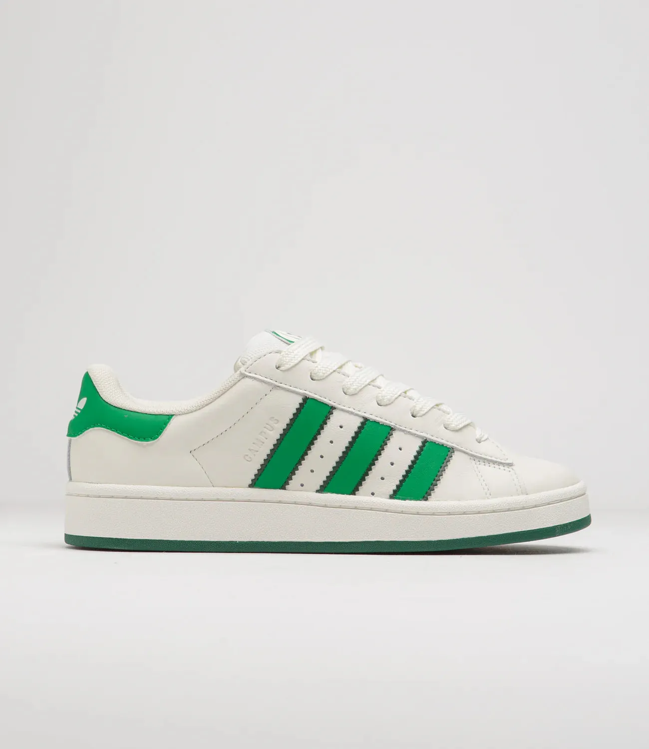Adidas originals Campus Core White / Green / Off White Subtle Detail Minimalist Ride