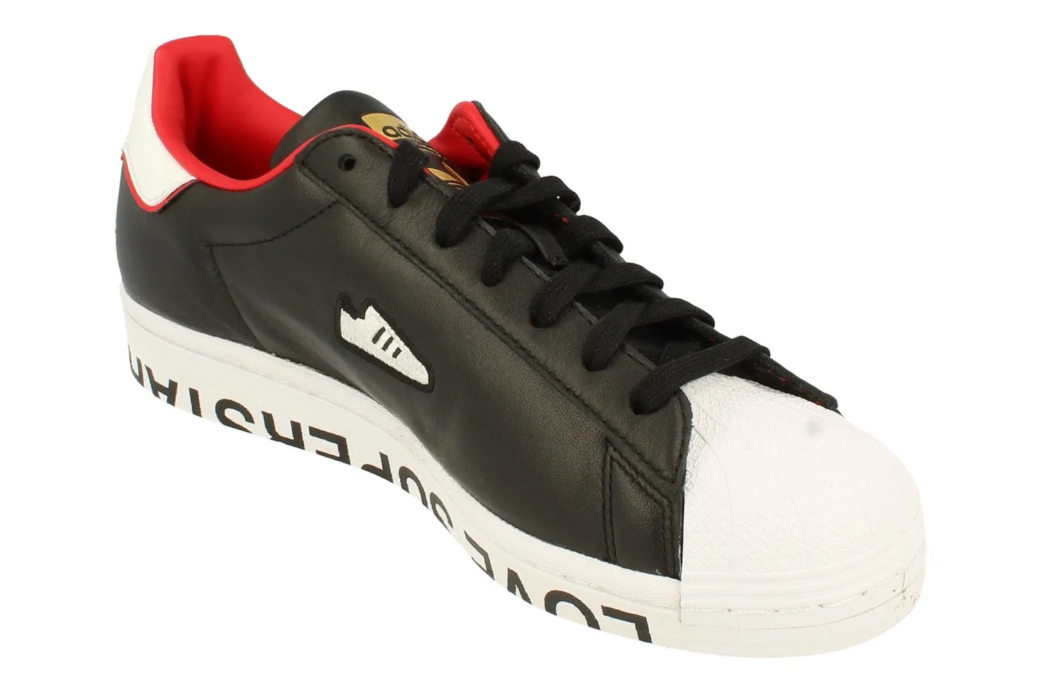 non - reflective shoes Adidas Originals Superstar Mens Trainers Sneakers FW6385