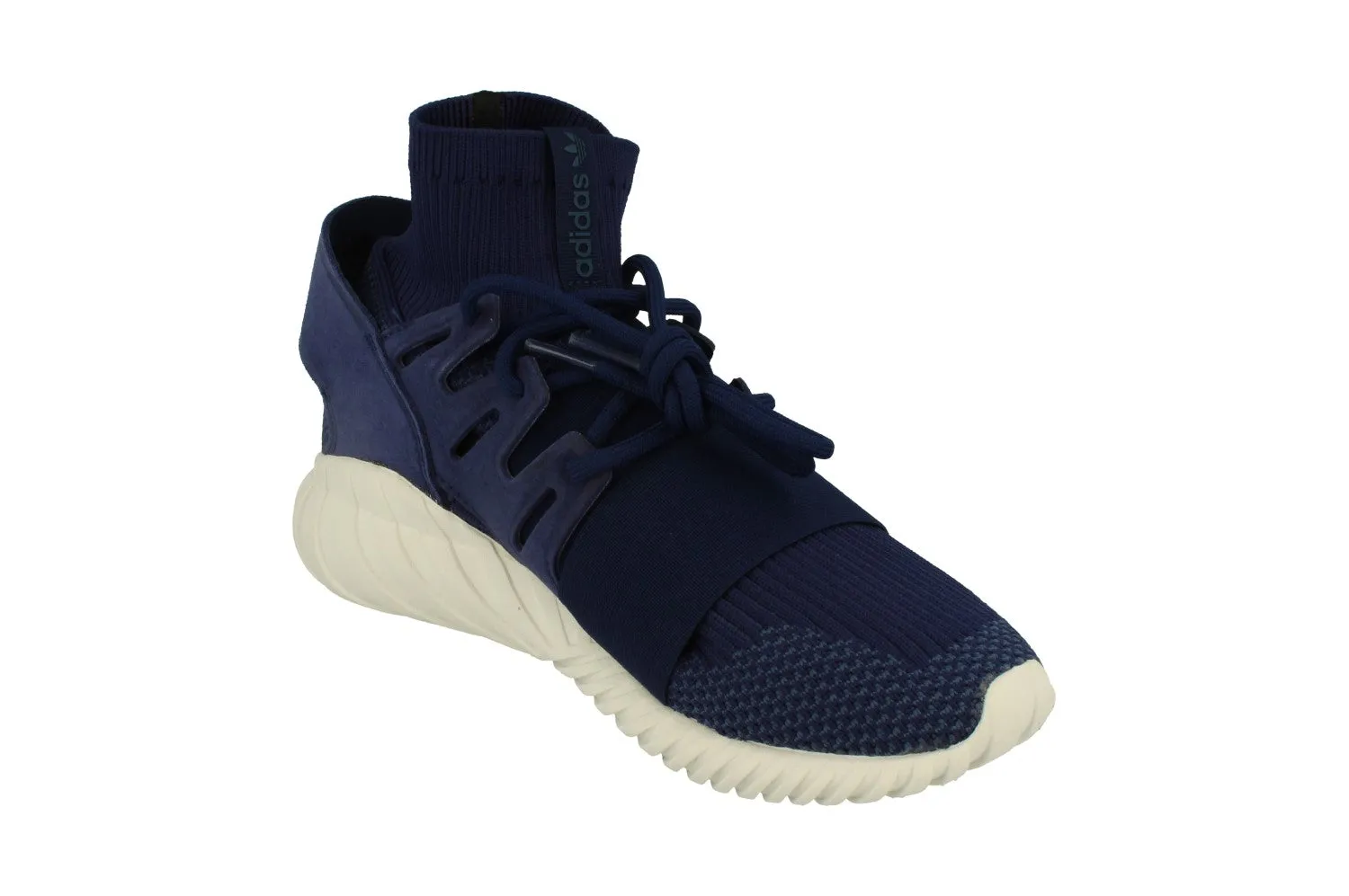 Solid colors asphalt running footwear Adidas Originals Tubular Doom Pk Mens Hi Top S80103