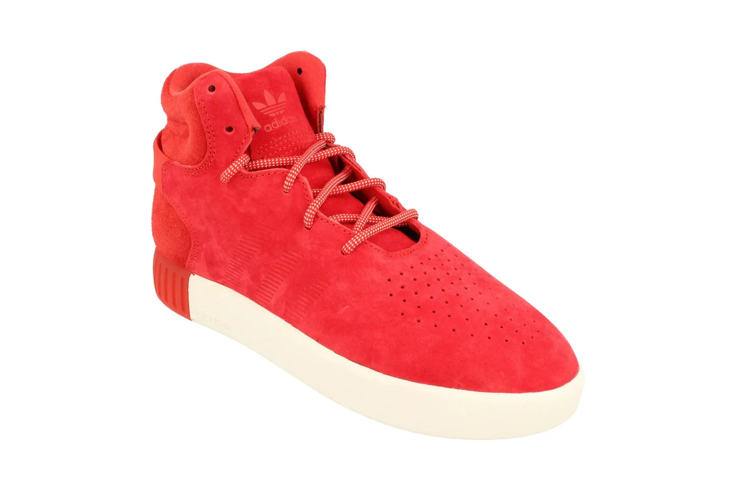 running for a way to stay focused hard - rubber sole shoes Adidas Originals Tubular Invader Mens Hi Top S80244