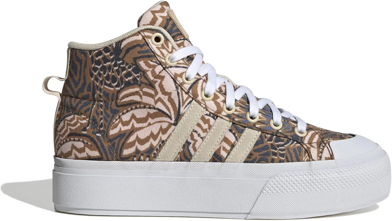 adidas Women's Bravada 2.0 Mid Platform Skate Shoe
