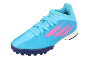 Adidas X Speedflow.3 Tf Junior Football Boots Trainers GW7513 Sharp Step Break Control