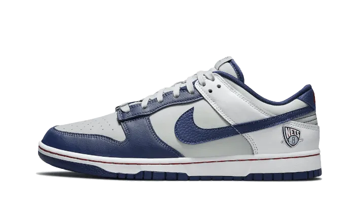 Dunk Low NBA 75th Anniversary Brooklyn Nets Synthetic Leather Blend High Mobility