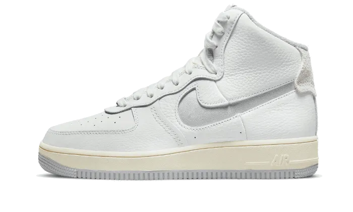 Air Force 1 High Sculpt White Silver orthopedic Shopping Day