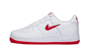 Air Force 1 Low '07 Retro Color of the Month Jewel Swoosh University Red Long Walks Breathable Comfort