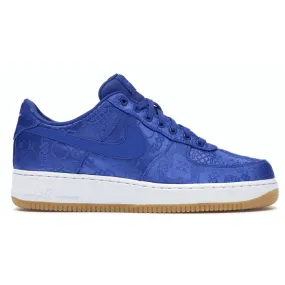 Tea Run Air Force 1 Low CLOT Blue Silk