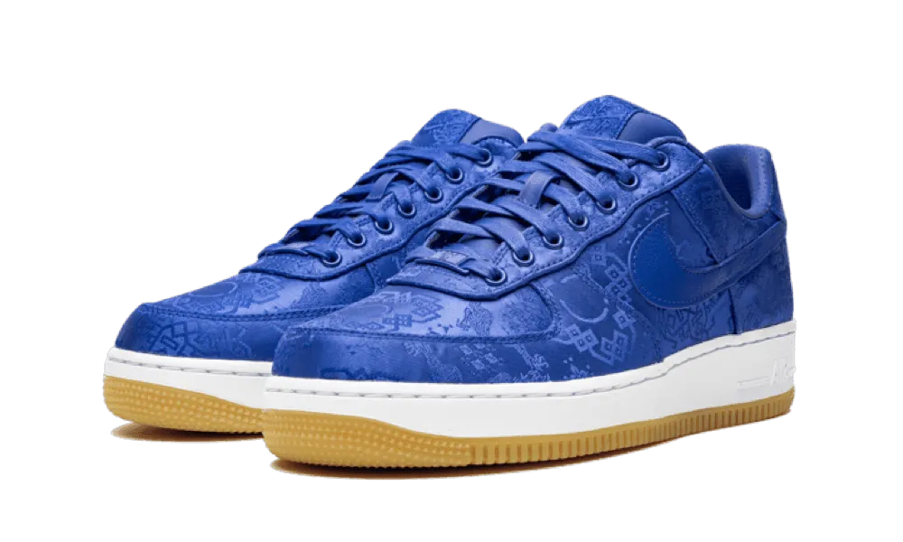 Air Force 1 Low Clot Blue Silk Sleek Aesthetic