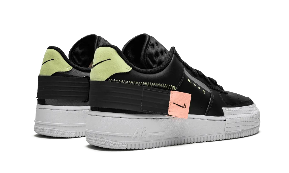 Outdoor Adventure Sidewalk Walk Air Force 1 Low Drop Type Black
