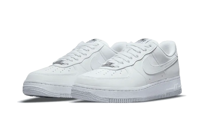 Air Force 1 Low Next Nature White Metallic Grey Crisp Finish