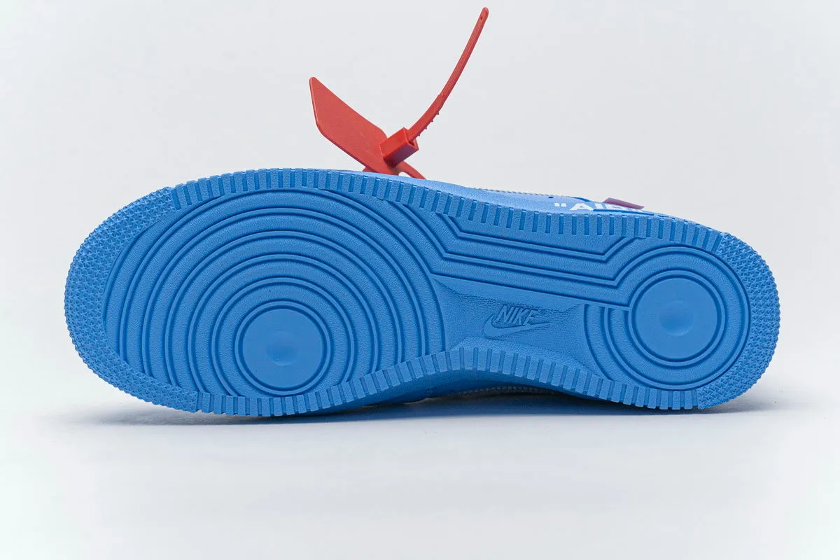 Non Slip Outsole Air Force 1 Low Off-White MCA University Blue
