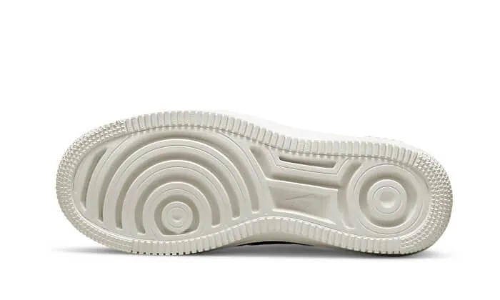 Air Zone Air Force 1 Low Platform Summit White Metallic Silver