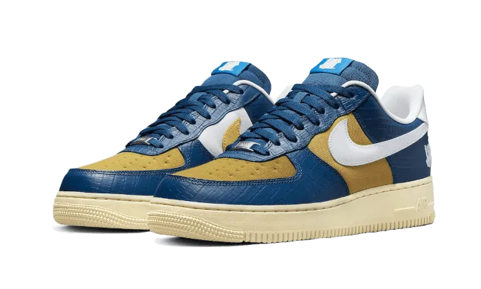 Street Fest Chill Essential Air Force 1 Low SP Undefeated 5 On It Blue Yellow Croc