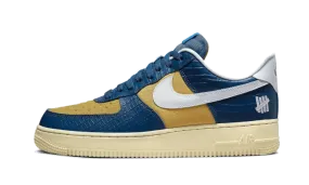 Crisp Design Valley Step Air Force 1 Low SP Undefeated 5 On It Blue Yellow Croc