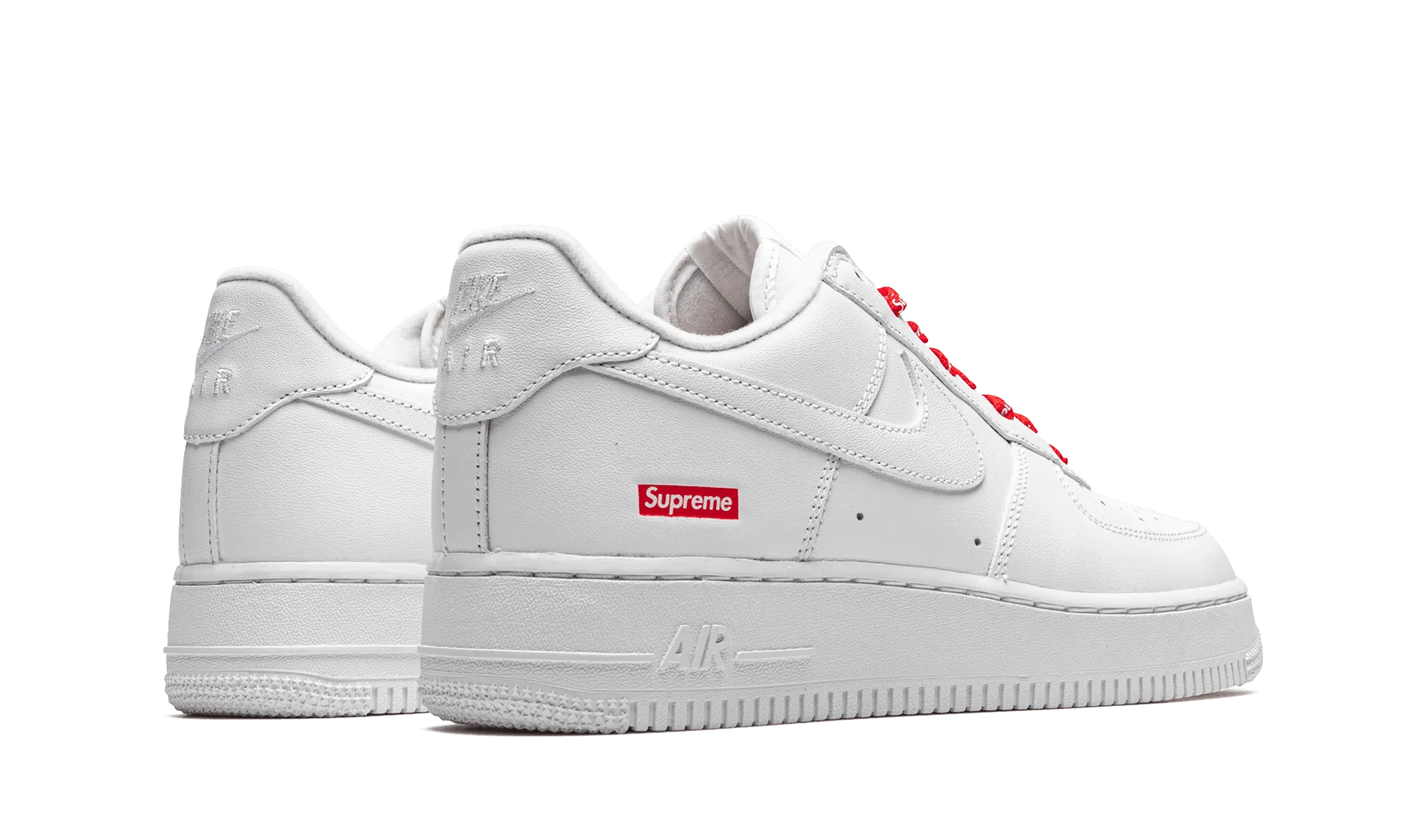 Outfit Boost Running Inspired Air Force 1 Low White Supreme
