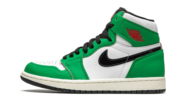 Air Jordan 1 High Lucky Green fall running shoes relay race running option