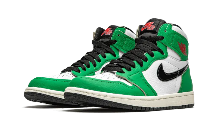 Air Jordan 1 High Lucky Green shoe polish