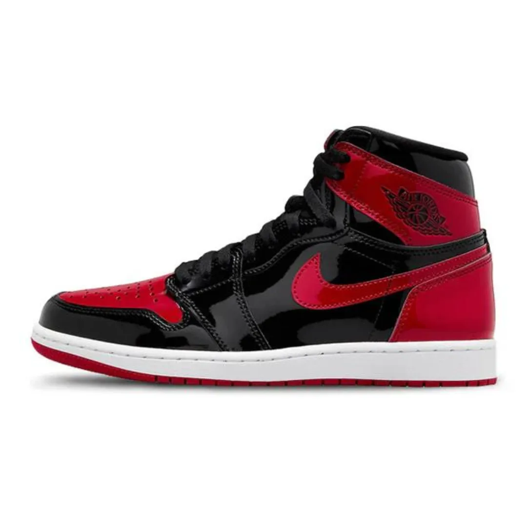 Nike Air Jordan 1 High OG " Patent Bred " BreathableLining