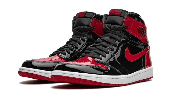 lower - back support Air Jordan 1 High OG Patent Bred