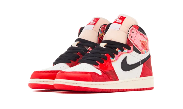 Air Jordan 1 High OG Spider-Man Across the Spider-Verse Enfant (PS) cold - climate running shoes Nubuck