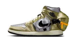running in spring shoes Air Jordan 1 High OG Stash Metallic Gold