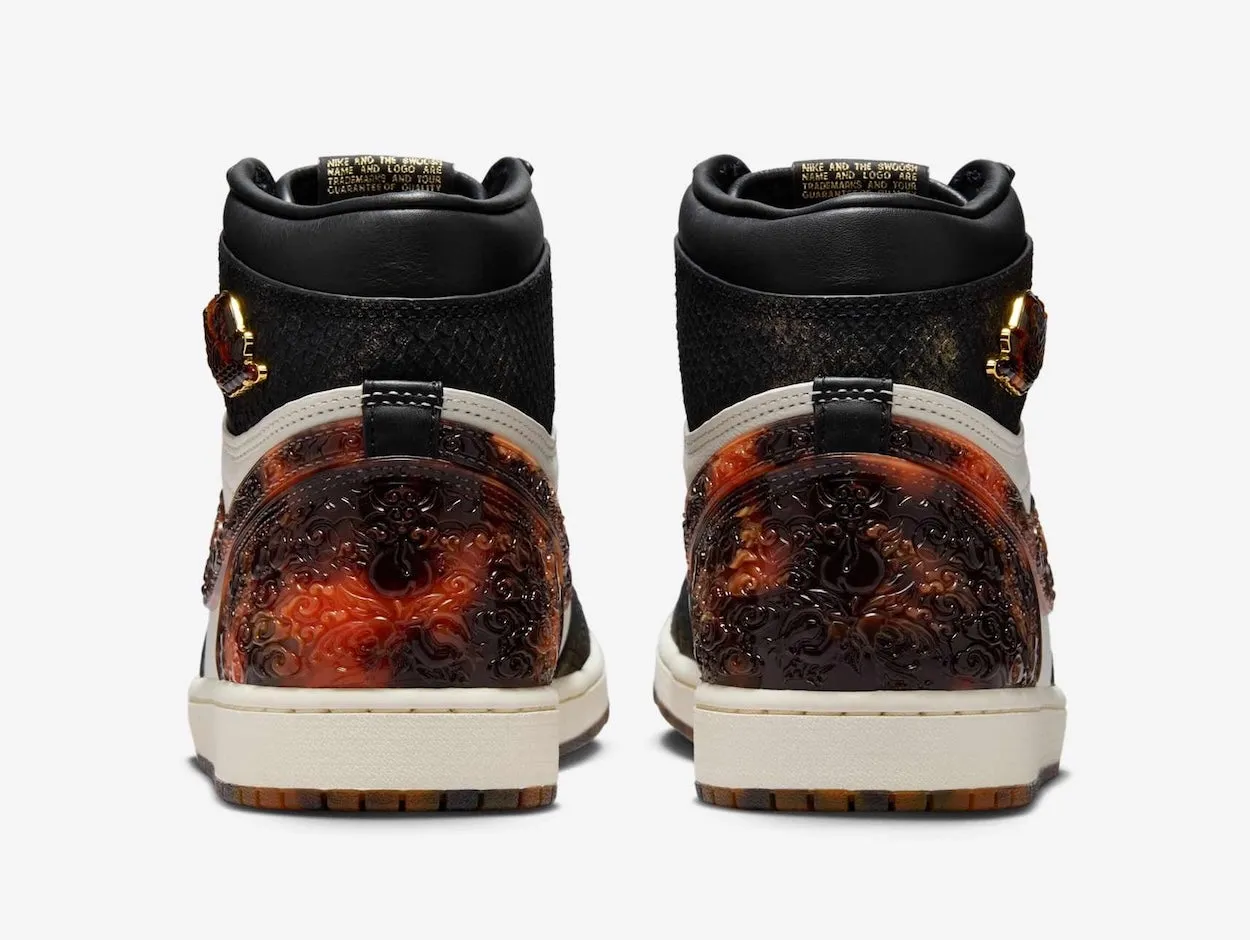 lateral - support shoes professional runner shoes Air Jordan 1 High OG Xuanwu Year Of The Snake
