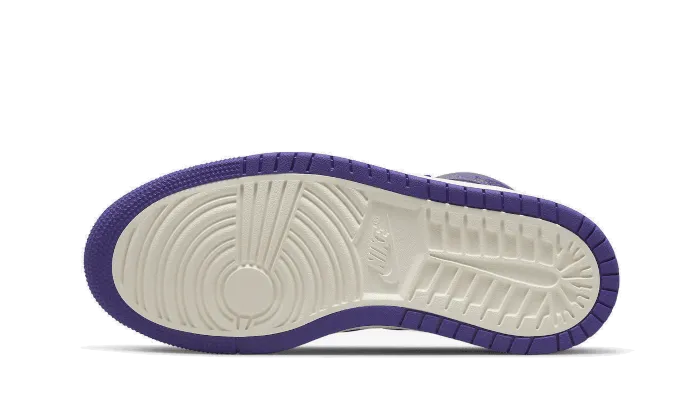 Air Jordan 1 High Zoom Air CMFT Court Purple Patent grass running footwear running on hilly terrain shoes