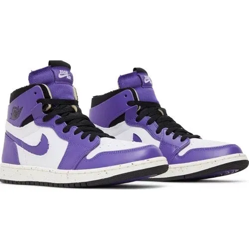 senior shoe charm Air Jordan 1 High Zoom Air CMFT Crater Purple