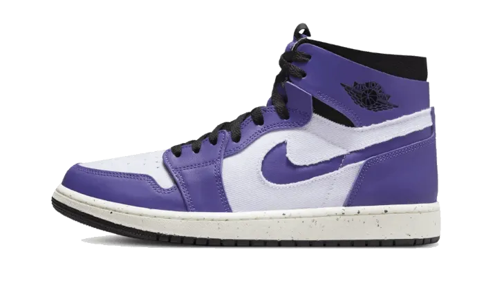 Air Jordan 1 High Zoom Air CMFT Crater Purple ComfortableFit warm - up shoes