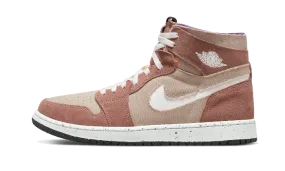 Air Jordan 1 High Zoom Air CMFT Fossil Stone track and field shoes
