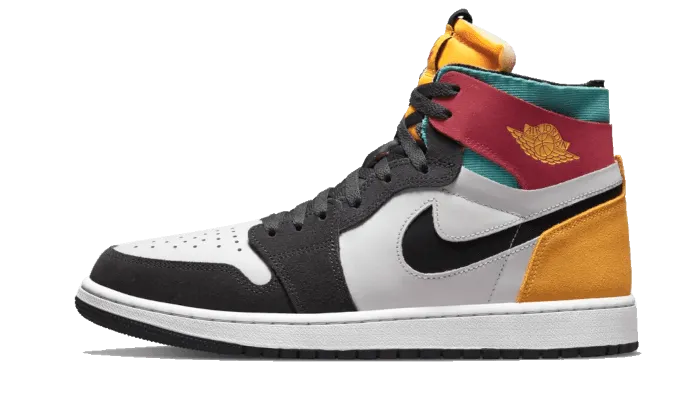 Air Jordan 1 High Zoom Air CMFT Multi-Color fulfillment Waterproof Shoes