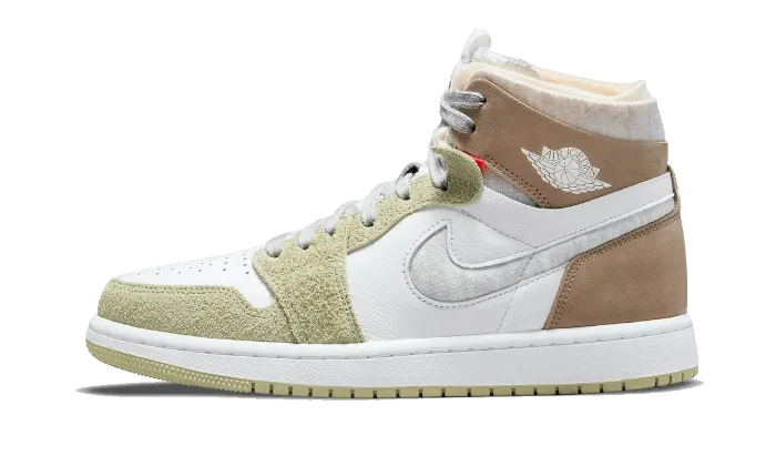 Air Jordan 1 High Zoom Air CMFT Olive Aura High-performance