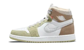 Air Jordan 1 High Zoom Air CMFT Olive Aura High-performance