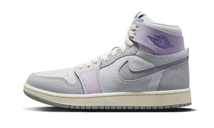 Air Jordan 1 High Zoom CMFT 2 Grey Purple running for social interaction Sensational traction