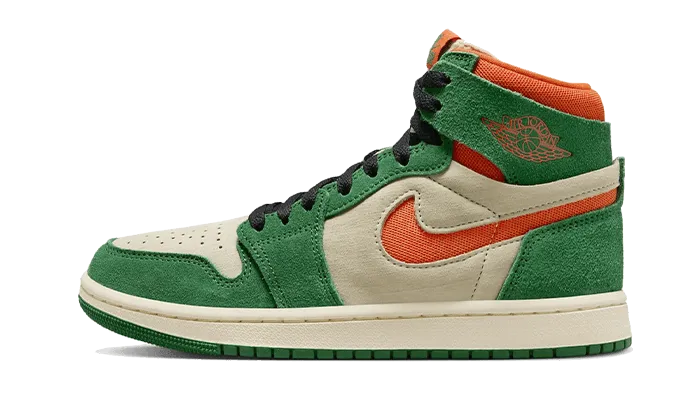 Air Jordan 1 High Zoom CMFT 2 Pine Green Lace   Up