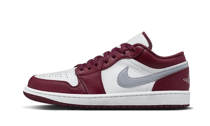 Air Jordan 1 Low Bordeaux Contrasting Colors Supportive arch